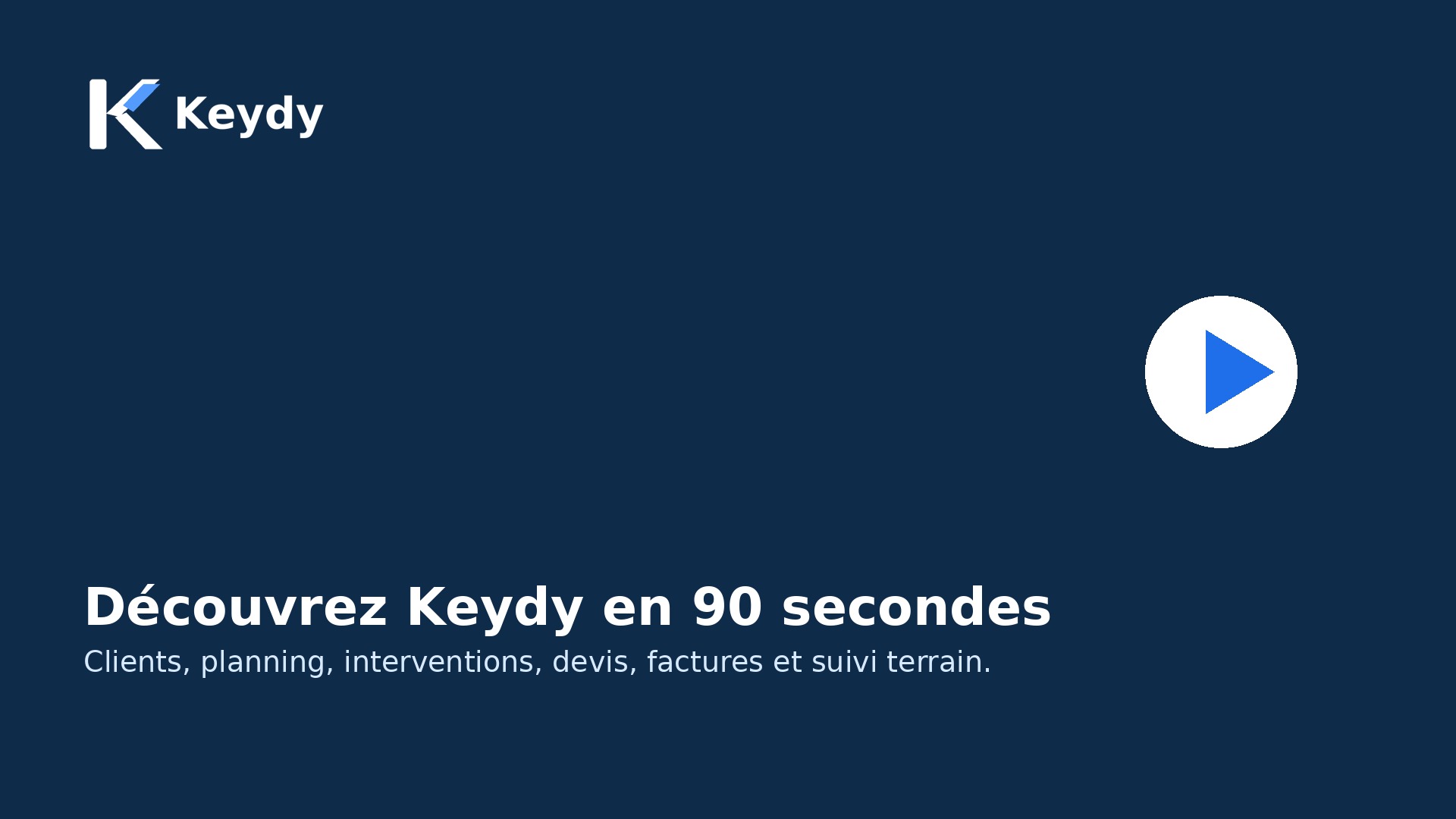 Vidéo de démonstration Keydy
